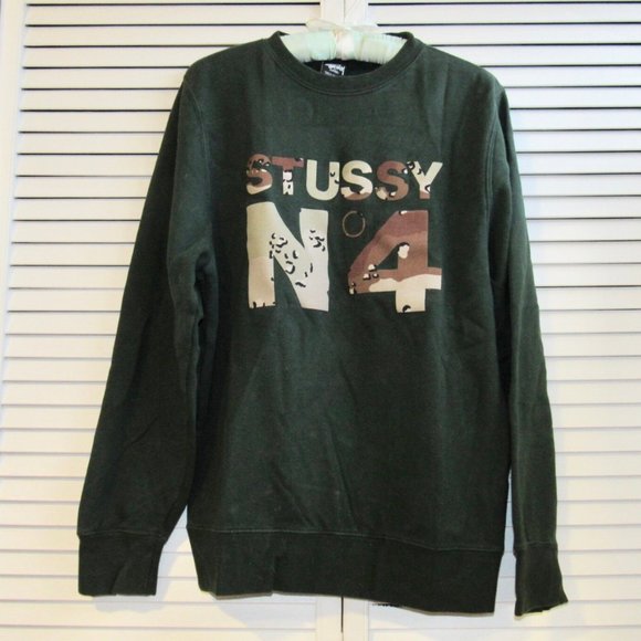 Stussy Tops - Stussy No 4 Camo Crew Neck